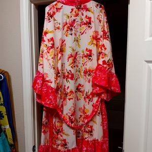 Floral robe